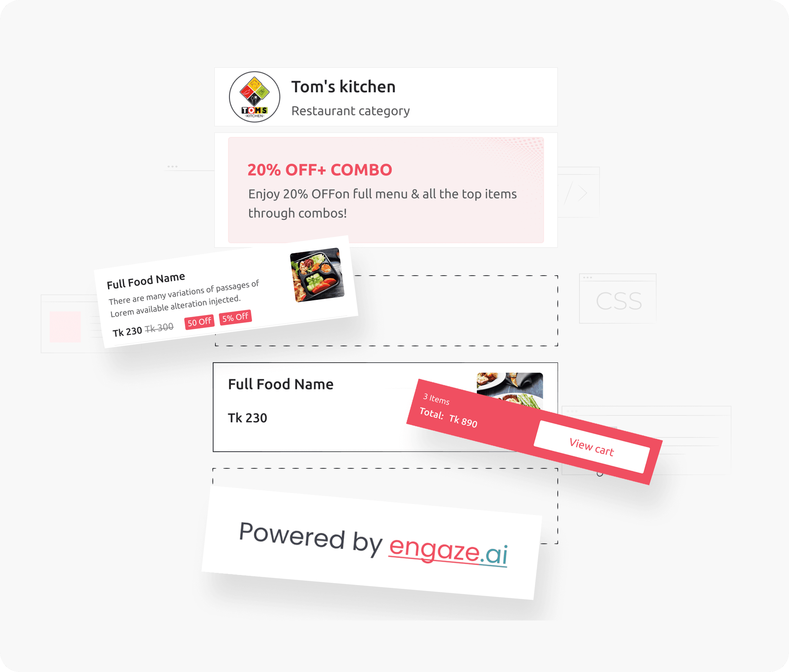 No-Code Restaurant Website Generation
